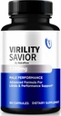 Virility Saveur Capsules pour hommes, VirilitySavior Male Formula, Pills Premium pour Max Performance et Confiance, Support All-Natural pour les examens de santé et de bien-être (60 capsules)
