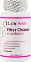 Lady Soma Fiber Cleanse pour les femmes avec des probiotiques, 60 Capsules