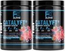 FXSUPPS Catalyft pré-entraînement boisson en poudre pour hommes et femmes Blitz Berry Blast Mix avec créatine, caféine et bêta-alanine.