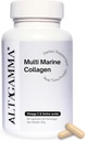 Marine Collagen Peptides - Marine Collagen for Women & Men - Multi Collagen Peptides – Hair, Skin, Nails & Joints – Multi Collagen Protein & Vitamins - Organic Collagen Peptides, 60 Collagen Capsules