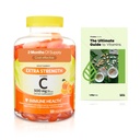 Spring Valley Extra Strength Vitamine C Immune Santé Supplément alimentaire Gummies végétariennes, orange, 500 mg, 120 Compte + Guide exclusif VitaMax Vitamine (2 articles)