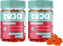 TEJA Immune Support Gommies pour adolescents avec vitamine D, VIT C, zinc et Acerola. Supplément de sucre faible, l'immunité quotidienne multivitamine pour l'âge de 12-17 ans Adolescents aux adultes. 30 Gummies (2 Pack)
