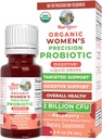 MaryRuth Organics USDA Organic Womens Probiotic Liquid Drops for Digestive Health | Targeted Support for Women | Four Probiotic Blend | Women's Wellness | Dairy Free | 30 Servings