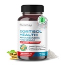 CORTISOL Santé - Ashwagandha Magnesium Rhodiola St. John's Wort - Soutien restauration, niveaux d'énergie, mieux-être cérébral 180 jours d'approvisionnement - Fabriqué aux États-Unis
