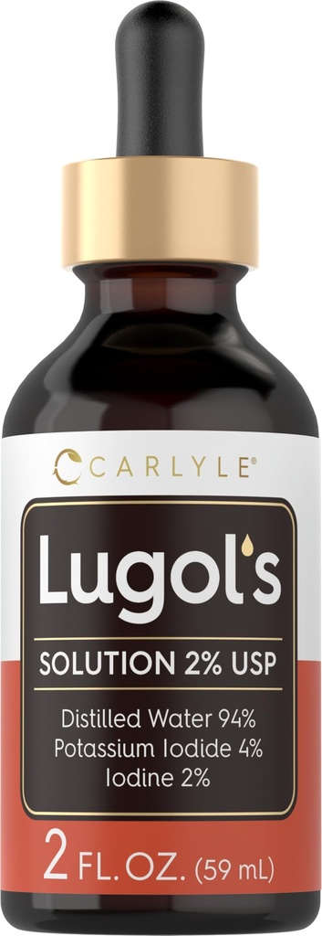 Carlyle Lugols Iodine 2 Pour cent 2 fl oz.