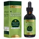 Go Nutrients Immune Booster – Liquid Herbal Support with Echinacea, Goldenseal & Usnea - 7 en 1 Améliorer la défense pour les adultes et les enfants