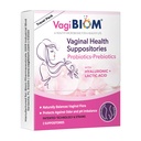 VagiBiam Probioitc Suppositoire Pack de voyage pratique avec 2 suppositoires: Microbiome Flora Balance. Régime de contrôle de l'odeur; Équilibre et Nourrit Flore en santé