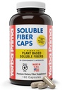 Formule de fibre soluble primaire Yerba Capsules, 180 Compte - Supplément de fibre diététique premium, fibre soluble naturelle concentrée, sans gluten, sans OGM, fabriqué aux États-Unis