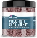 Éléments terriens Vitex (Chasteberry) 200 capsules, pures et non diluées, sans additifs