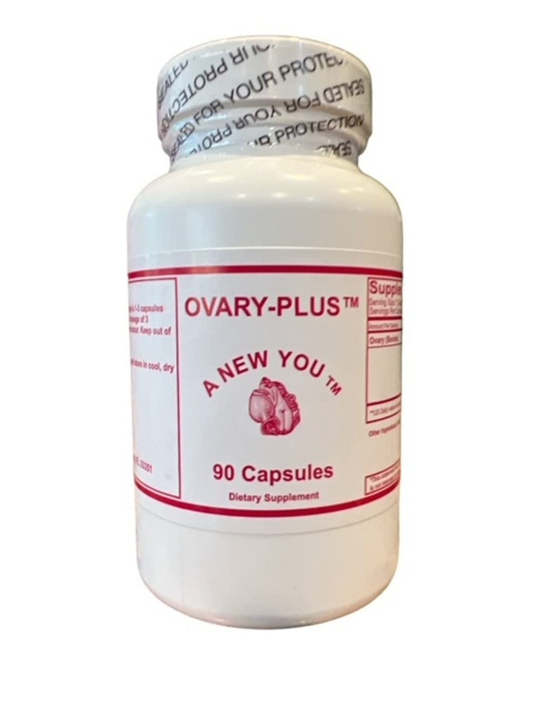 Ovary Plus pilules féminisantes pour le travestissement, Transgender. Pure Bovine Ovary Glandulaire Capsules 90 Nombre