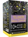 ACTIF Telomere Mega Support with 10+ Factors, Non-GMO, Telomerase and DNA Supplement for Energy, Memory and Anti-Aging, Made in USA, 60 Count