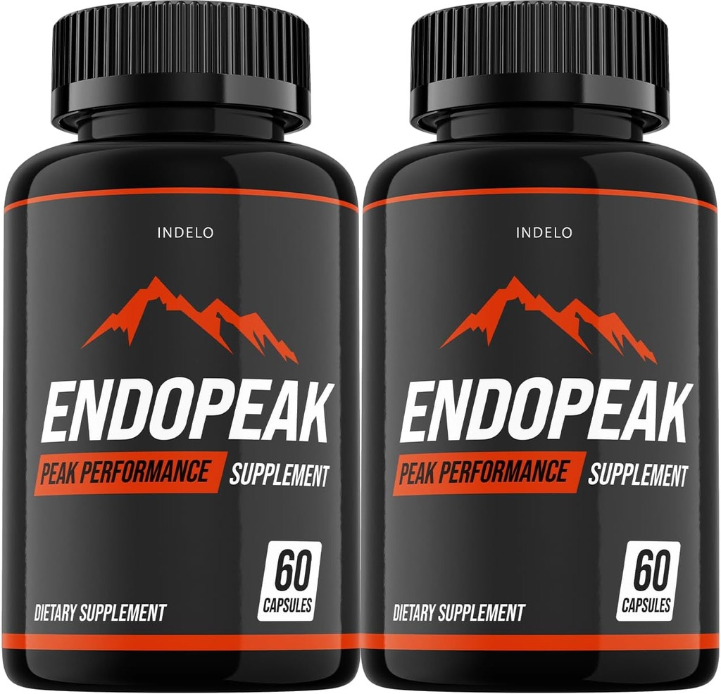 (2 Pack) Endopeak for Men, Endo Peak Advanced Performance Supplements, EndoPeak Performance 24, EndoPeek Reviews (120 Capsules)