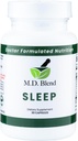 Sommeil - Supplément naturel avec L-Theanine, Ashwagandha, Magnésium, Root Valérien, Melatonine - Formule de formation non-habitante pour le sommeil profond et le repos rajeunissant - 90 Capsules