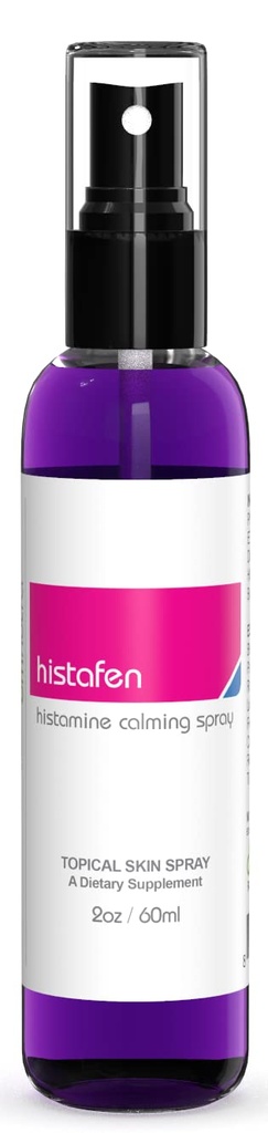 Vaporisateur anti-démangeaison d'Histafène Antihistamine Extra Strength - Vaporisateur anti-démangeaison pour les personnes Vaporisateur de guérison de la peau pour les adultes et les enfants avec faible diamine Oxidase Dao Enzyme Mast cellules activant Syndrome Eczema