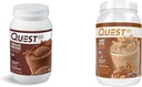 Quest Nutrition Chocolat poudre de protéines de milkshake, 22g de protéines, 1g de sucre, faible teneur en glucides, sans gluten, 3 livres, 43 portions et poudre de beurre d'arachide, 23g de protéines, 1g de sucre, faible teneur en glucides, sans gluten