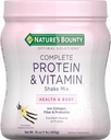 Nature's Bounty Optimal Solutions Protein Powder with Vitamin C