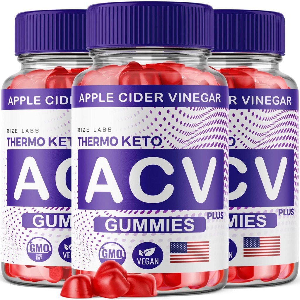 Thermo Keto ACV Gummies for Advanced Weight Loss with Apple Cider Vinegar, Supplement Helps in Reducing Belly Fat, for Extra Strength (180 Gummies)