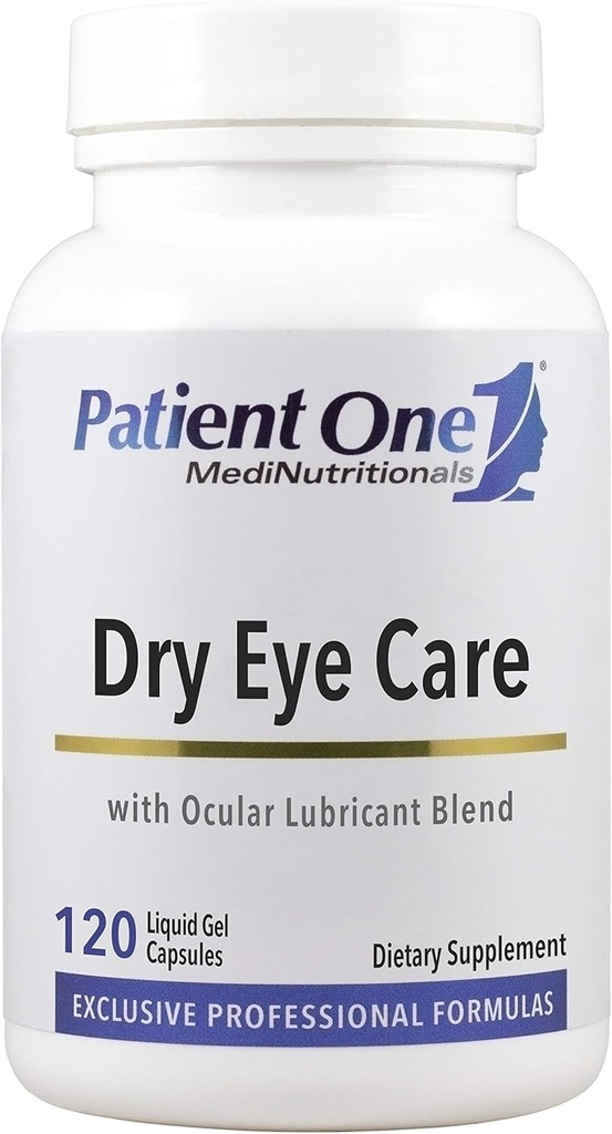 Patient Un soin des yeux secs. Supplément pour soulager les yeux secs, irrités et soutenir la santé des yeux.