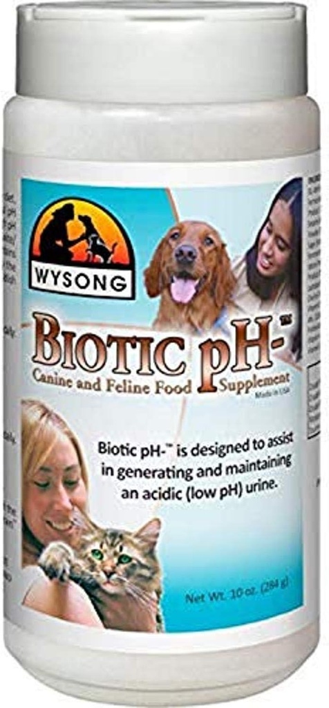 Wysong Biotic pH- Supplément alimentaire canine/féline - 9,75 bouteille d'Once
