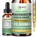 Cortisol Supplement Liquid Magnesium Glycinate w/Vitamin D3&B6-High Absorption Chelated Magnesium Supplement for Sleep,Muscle,Heart Health-6X Potency Than Magnesium Gummies Powder