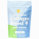 GOLDE - Collagen Boost Vegan Creamer - Vanilla Cream - Supplément de collagène à base de plantes avec l'acide hyaluronique, la biotine et l'extrait de bambou - soutient la santé des cheveux, de la peau et des ongles - 30 portions