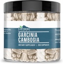 Earthborn Elements Garcinia Cambogia 200 Capsules, Pure & Undiluted, No Additives