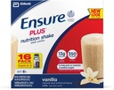 Ensure Plus Nutrition Shake, Vanilla, 8 ounces, 16 count
