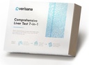 Test du foie Verisana – vérification de la santé et des fonctions du foie – 7 biomarqueurs incluant AST, ALT, GGT, AST/ALT Ratio, HbA1c, HsCRP, TBILI – laboratoire certifié CLIA