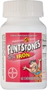 Flintstone Vit W/Iro Taille 60s Flintstones Enfants Supplément multivitamines W/ Iron Tablettes à croquer 60 Ct (paquet de 2)