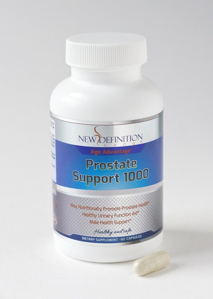 Age AdvantageTM Prostate Support Purely by Natural Herbal, Support Urinary Flow and Healthy Prostate Functions, Made in USA