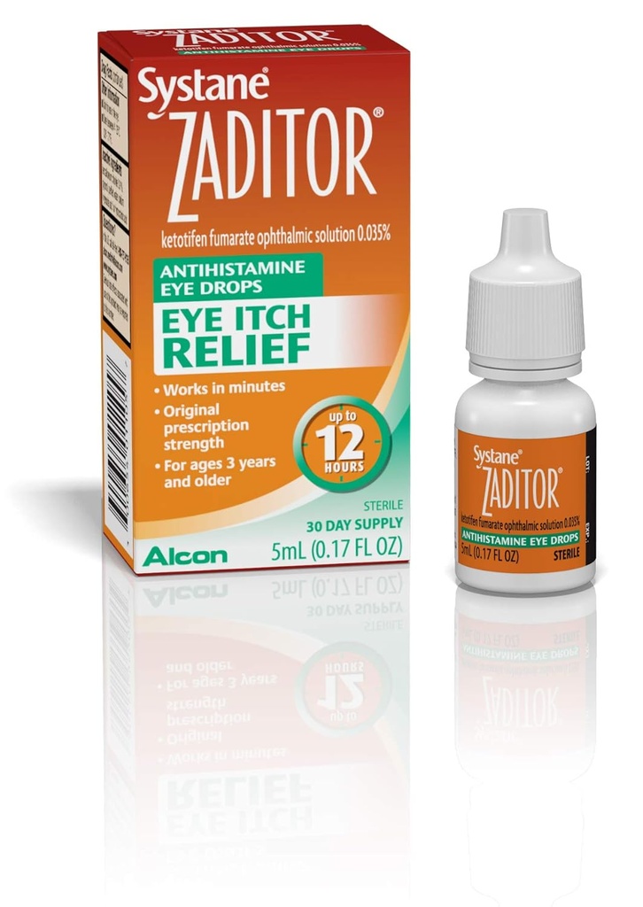 Zaditor Antihistamine gouttes oculaires, 5 mL