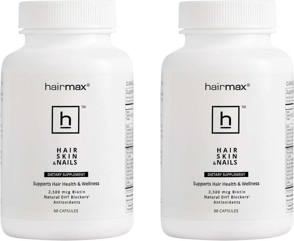 Hairmax pour les cheveux, la peau et les ongles complément alimentaire – Perte de cheveux et traitement de la repousse des cheveux pour les femmes et les hommes.