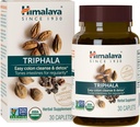 Himalaya Triphala biologique - Supplément de santé digestif pour le nettoyage des colonies et le dégel occasionnel et le soulagement de la constipation - USDA biologique, végétalien, non-OGM, sans gluten, 688 mg, 30 Caplets