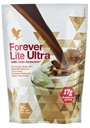 Forever Living - Lite Ultra Chocolate Protein Shake Mix avec Aminotéine, boisson à faible teneur en glucides pour masse musculaire maigre, 13,2 oz