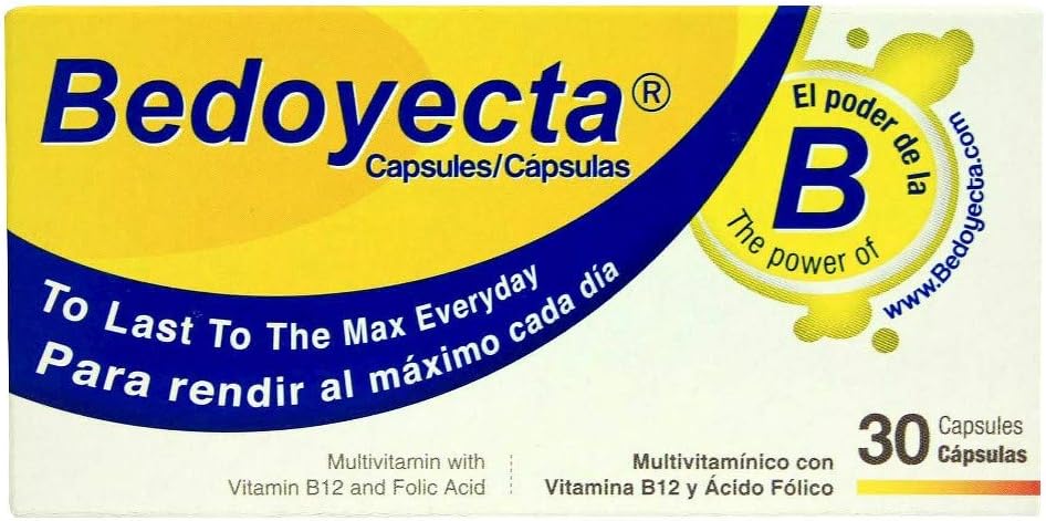 Bedoyecta Multivitamine, 30 capsules chacune (paquet de 4)