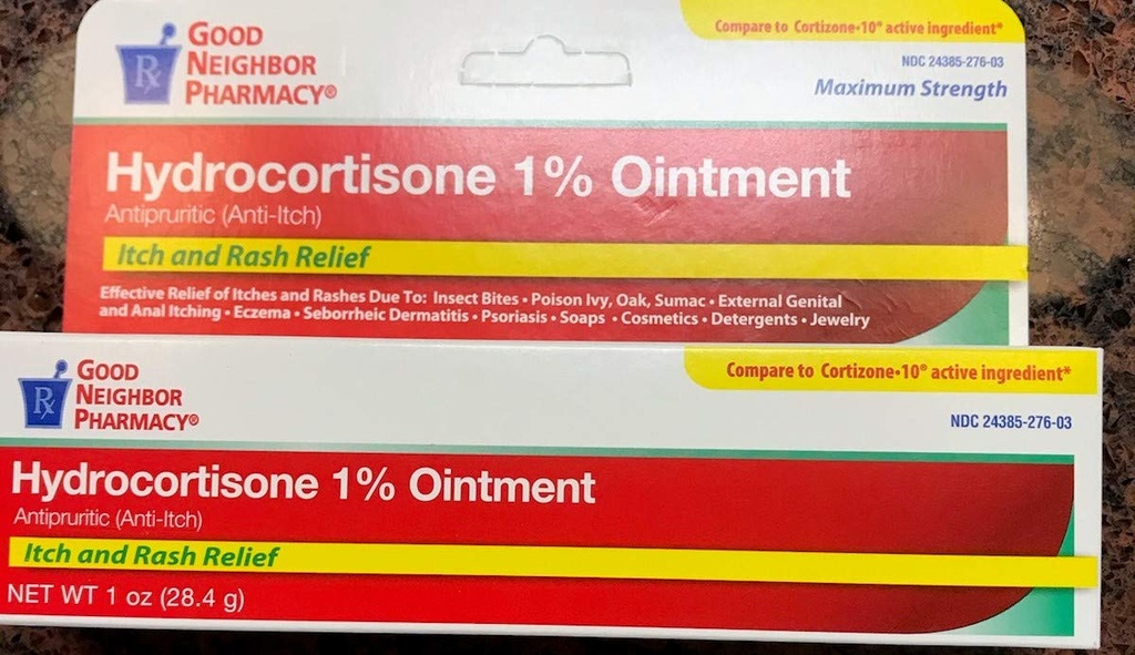 PNB Huile d'hydrocortisone 1%