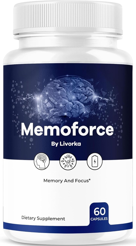 Memoforce Brain Supplement - Official Memoforce Premium Formula Pills, Advanced Support Memo Force Brain Supplement for Wellness & Overall Health, Memoforce Reviews, 60 Capsules for 1 Month