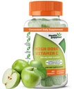 La vitamine C aromatisée de la pomme aromatisée Gommies Mega Dose - 1050 mg Vitamine C - Boosts Immune System and Supports Heart Health - Grande dégustation et facile à avaler