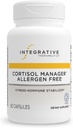Thérapeutiques intégratives Cortisol Manager Allergène sans - Supplément de soutien de santé adrénal pour une réponse au stress sain* - Vegan, non-dairy et sans gluten - 90 capsules (45 portions)