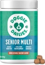 Doggie Dailies Senior Essentials Multivitamin for Dogs Soft ChewsSupport nutritionnel pour les articulations, la peau et le manteau, la digestion et le système immunitaire