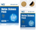 MQ 84ct Motion Maladie Patches non somnolentes, Maladie de la mer Patches pour les essentiels de voyage de croisière, Patch imperméable derrière l'oreille pour avion de voiture Altitude Maladie, Long Dernier 72H