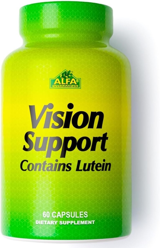 ALFA VITAMINS Soutien de la vision 60 capsules - Soutien nutritionnel pour les yeux sains