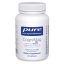 Encapsulations pures CogniMag 120's - Supplément Magnésium-L-Thréonate - Soutient la santé cérébrale et la mémoire* - Comprend Magtéine et Mélange de polyphénol - 120 Capsules