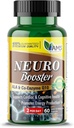 America Medic & Science Neuro Booster (60 Capsules)- Supplément nutritionnel pour la santé du cerveau-Pills vitaminiques pour une meilleure mémoire et une meilleure fonction cognitive avec Coenzyme Q10, ALA et acétyl L-Carnitine