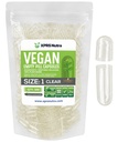 XPRS Nutra Taille 1 Capsules vides - 500 Compter Capsules vides vides Vegan - Pilules végétariennes - Bricolage Capsules végétales Remplissage- Bouchons de pilules pour Do-It-Youlf Suppléments