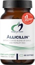 Designs for Health Allicilline - Supplément d'allicine avec 200mg huile d'ail + huile de persil - pilules d'ail avec des sulfures puissants - enduit entérique pour aider à réduire l'odeur, non-OGM (60 Softgels)