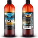 TheraSilver-TheraSilver Labs ACS 225-Advanced Colloidal Silver Liquid-225 PPM-Pure Bioactive Nano Particules pour le support immunitaire-32 Oz-Famille Taille