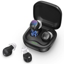 Aides auditives, Aides auditives rechargeables pour les aînés Adultes avec contrôle du volume tactile, amplificateur audio numérique 16 canaux avec réduction du bruit, confort