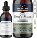 Lions Mane Supplément Champignons gouttes liquides