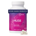 Microbiome Labs HU58 Bacillus Subtilis Probiotiques pour les femmes et les hommes - Probiotique de spore haute puissance pour la santé digestive et le soutien immunitaire - Capsules quotidiennes avec 10 Million CFU (60 Capsules)